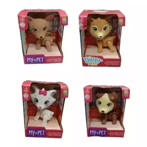 My Pet Vinil Articulado Sortido – Diver Toys - comprar online
