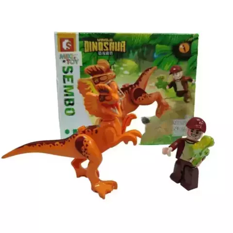 Blocos de Montar Dinossauro – Sembo Block Dino Park - comprar online
