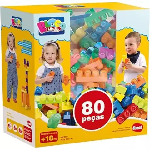 Mais Blocos – Kit de Construção Infantil – MK380