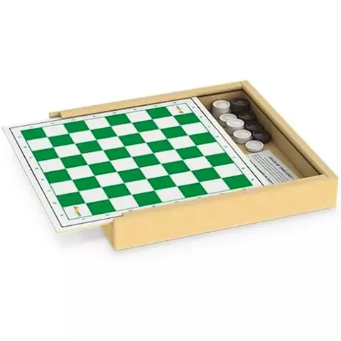 Jogo de Damas e Trilha Branco – 235