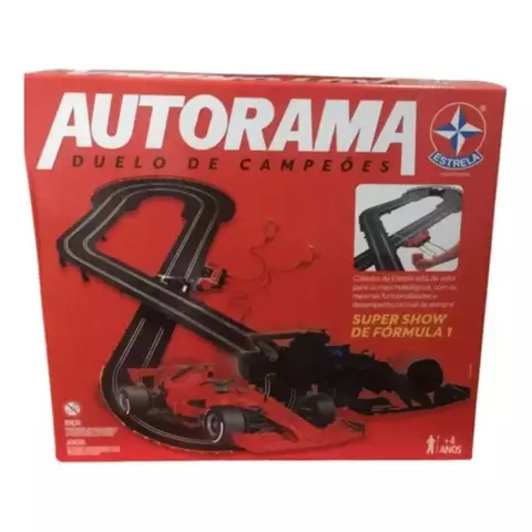 Autorama Clássico - Estrela - Com 2 Carros e Controles