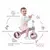 Imagem do Bicicleta de Equilíbrio 4 Rodas Rosa Baby Bike Fênix – 574R