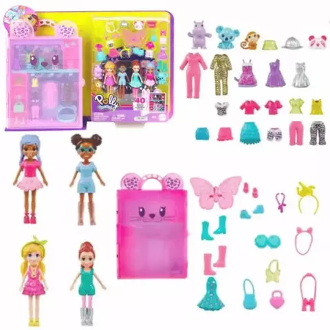 Polly Pocket Super Armário com Animais – HKW11
