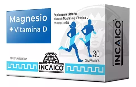 Magnesio + Vit. D Incaico x 30 compr. - comprar online