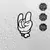 Sticker Rock Hand en internet