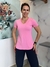 T-SHIRT ALONGADA ALTO GIRO 2431701 ROSA BONECA - comprar online