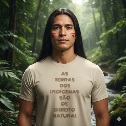 Camiseta: Terras dos Indígenas, em algodão orgânico! - comprar online