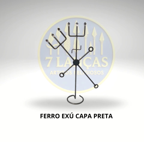 Ferramentas de Exú Para Assentamento 35 cm - Umbanda e Candomblé - 7 Lanças Artigos Religiosos Umbanda e Candomblé