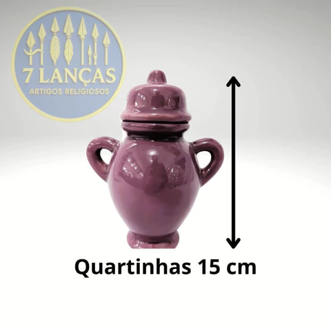 Quartinha de Louça com Asa-15 cm- Várias Cores na internet