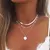 Colar Feminino Triplo em Prata Esterlina 925 ou Banhado em Ouro Rosa