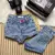 SHORTS JEANS BORDADO CEREJA