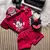 CONJUNTO TOUCA TEMA MINNIE