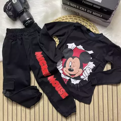 Conjunto Infantil Mickey Mouse – Estilo e Diversão em um Só Look