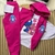 Conjunto Infantil Stitch & Angel com Capuz – Pink - comprar online