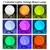 Led night light 8cm lua lâmpada alimentada por bateria com suporte estrelado lâmpada decoração do quarto luzes da noite crianças presente botão célula na internet