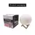 Led night light 8cm lua lâmpada alimentada por bateria com suporte estrelado lâmpada decoração do quarto luzes da noite crianças presente botão célula - comprar online