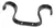 Soporte para barral de cortina de 22mm (7/8) para colocar en techo - tienda online