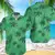 Camisa Masculina Estampada Tropical - Quarteto Store