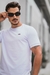 Camiseta Masculina – Gola O Lisa com Punho Trabalhado