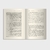 Detalhe interno do livro "Leilui Nishmat" com reprodução de um manuscrito e texto em português e inglês.