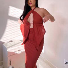 Conjunto Saia Midi + Batinha - comprar online
