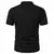 Verão masculino manga curta gola tshirts nova cor sólida casual camisa polo na - loja online