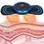 Imagem do 1pc inteligente mini pescoço massageador adesivo usb recarregável multi-função dispositivo de massagem portátil ombro & pescoço massageador