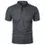 Verão masculino manga curta gola tshirts nova cor sólida casual camisa polo na na internet
