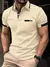 Moda masculina listrado exército verde polos camisetas verão manga curta impre na internet