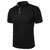 Verão masculino manga curta gola tshirts nova cor sólida casual camisa polo na na internet