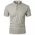 Verão masculino manga curta gola tshirts nova cor sólida casual camisa polo na - comprar online