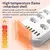 Brasil plug ac tomadas multitap tira de energia linha filtro tomada cabo extensão elétrica com usb tipo c carregador adaptador rede - loja online