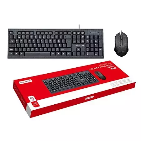 Kit Teclado e Mouse com Fio USB Tomate MKT-O1713 ABNT2 | O Melhor Custo-Benefício