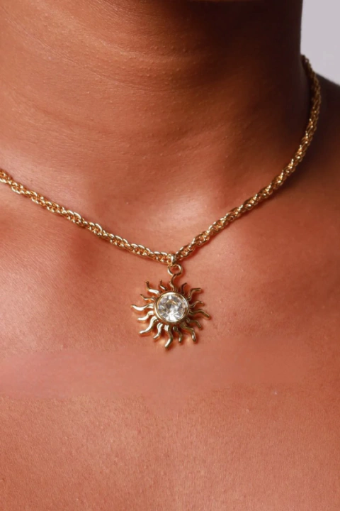 Choker sol strass