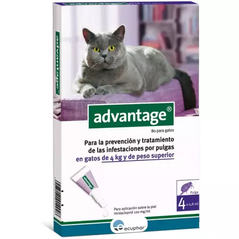Advantage Gatos De Mas De 4 Kg - comprar online