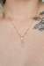 Colar Pingente Menino com Zircônia Colorida Banhado em Ouro 18k