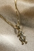 Colar Pingente Menino com Zircônia Colorida Banhado em Ouro 18k