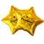 BALAO ESTRELA 25CM DOURADO - comprar online