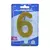 VELA SUPER N AZUL 6 - comprar online