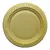 PRATO COPOBRAS 15CM DOURADO C/10 - comprar online