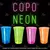 COPO NEON VERMELHO 300ML C/25 - comprar online