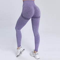 Calza Seamless Push Up Lila