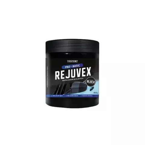 Revitalizador de Plasticos Externos Rejuvex Black 400g VONIXX