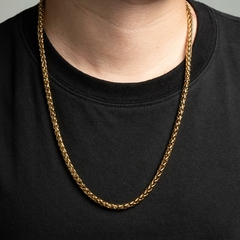 Cadena Trigo - Oro laminado 18k