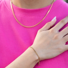 Combo Cubana Mujer en Oro Laminado 18k
