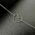 Pulseira Coração Vazado – Prata 925 - comprar online