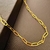Corrente Elos Grande – Banho Ouro 18k