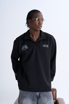 ND POLO ML CHAMPIONS Negro - comprar online