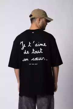 VCP Remera Over Rhy Aime Negra - comprar online