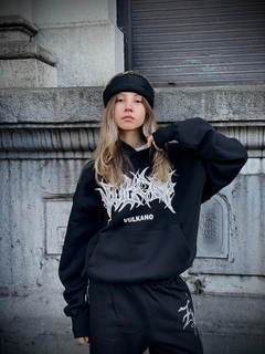 Buzo Boxy Fit Negro Disorder - comprar online
